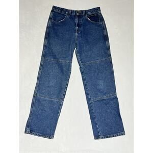 Vintage Draggin Jeans Mens 32X30 Lined Utility Motorcycle Workwear Denim